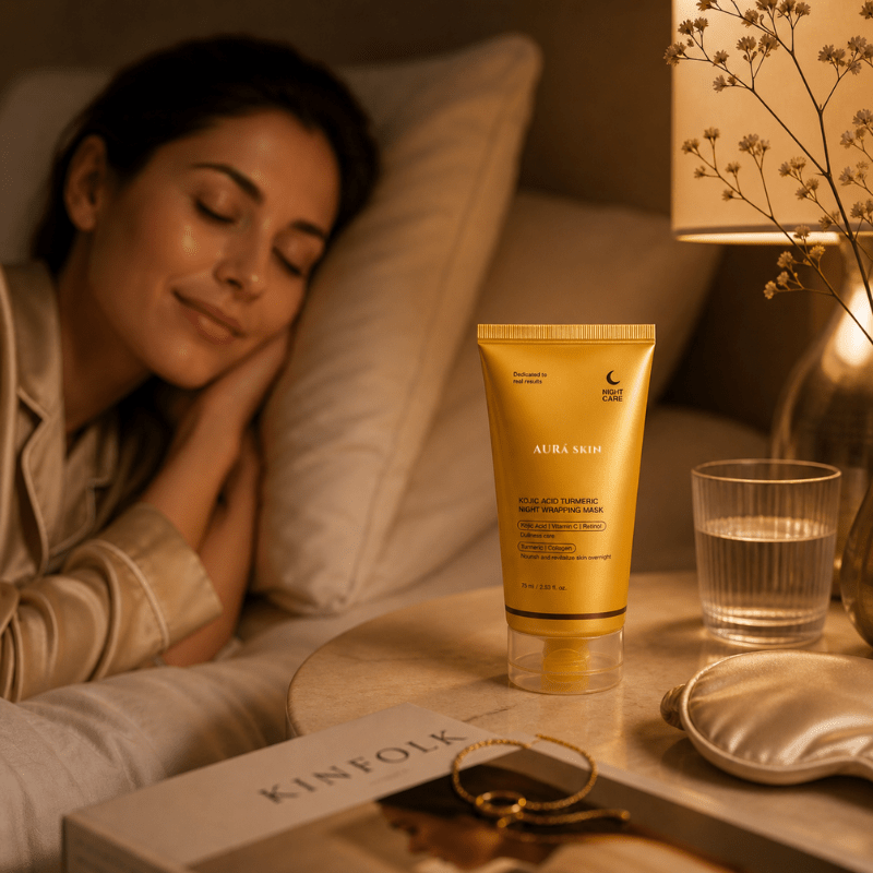 Masque Correcteur Nuit - Teint Parfait au Réveil - AURÁ SKIN