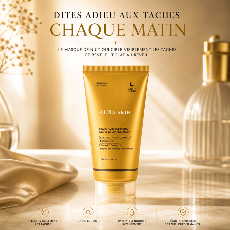 Masque Correcteur Nuit - Teint Parfait au Réveil - AURÁ SKIN
